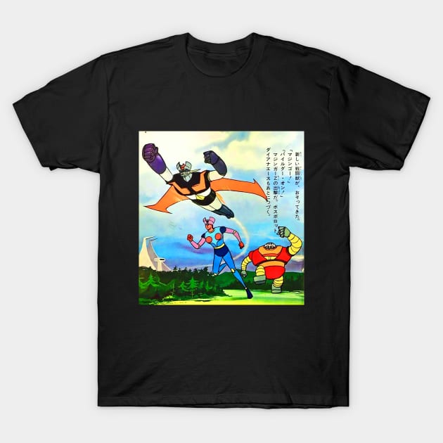 Mazinger Z Diana A Boss Borot Robot T-Shirt by Pop Fan Shop